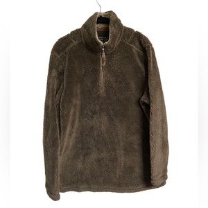 True grit Sherpa pullover jacket